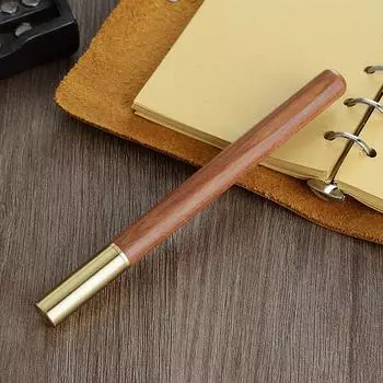 Supplies Stationery Business Gold Pen Metal Gel Pen Roller Ball Pen Brass Pen Wood Rollerball Pen A