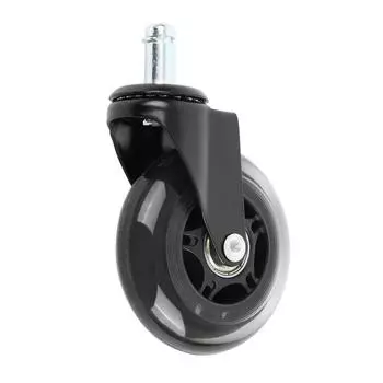 Supply Swivel Rubber Caster Wheels Office Chair Caster Wheels Caster Replacement 2/2.5/3 Inch 2.5 inch-1pc