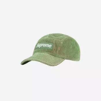 Supreme 2 Tone Corduroy Camp Cap Green 23SS -