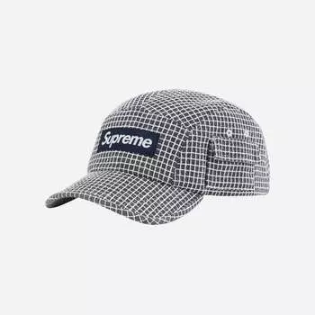 Supreme Denim Ripstop Camp Cap Dark Blue 22SS -