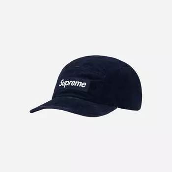 Supreme Gore Tex Corduroy Camp Cap Navy 21FW -