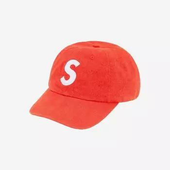 Supreme Kevlar Denim S Logo 6 Panel Red 22SS -