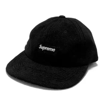 Supreme Men S Polartec Mall Box Logo 6 Panel Cap Black Polartec SMall Box 6 Panel Fw23h156