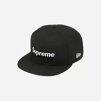 Supreme Money Box Logo New Era Черный 22FW -