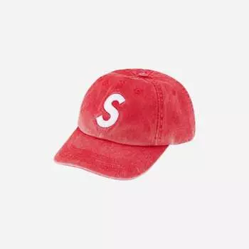 Supreme Pigment Print S Logo 6 Панель Красный 23FW -