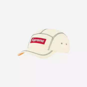 Supreme Reflective Stitch Camp Cap Natural 23SS -