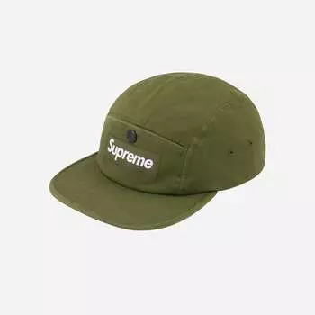 Supreme Snap Pocket Camp Cap Olive 23FW -