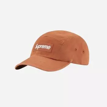 Supreme Washed Chino Twill Camp Cap Brown 23SS -