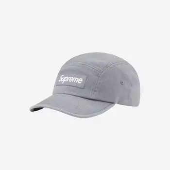 Supreme Washed Chino Twill Camp Cap Grey 22SS -