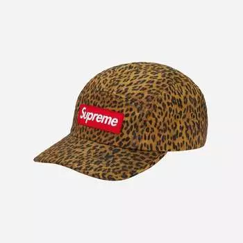 Supreme x Barbour Waxed Cotton Camp Cap Leopard 20SS -