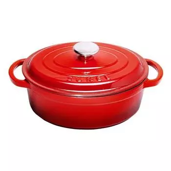 Surel Овальный горшок красный