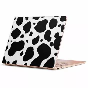 Surface Laptop Go эксклюзивная наклейка на кожу Surface Laptop Go чехол-пленка аксессуары защита 008658 клетчатая рамка коровий узор черный и белый