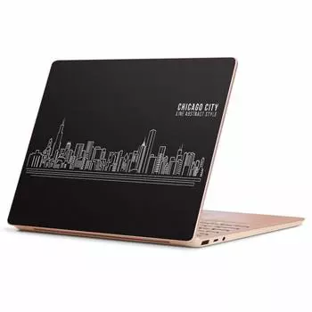 Surface Laptop Go эксклюзивная пленка для кожи Surface Laptop Go наклейка чехол пленка аксессуары защита 011352 Chicago Foreign Cityscape