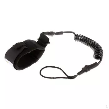 Surfboard Longboard Leash Paddle Board - Black