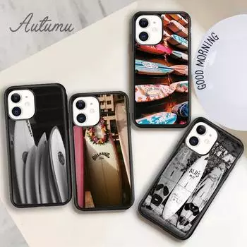 Surfing Hawaii Paradise Phone Case for iPhone 11 12 13 14 Pro Max mini XR XS SE 2020 7 8 Plus Samsung Galaxy S21 S22 shell iPhone 6plus