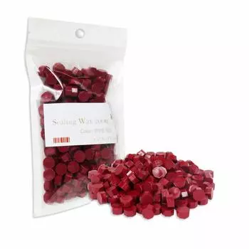 Сургуч 200 шт. Винно-красный сургуч для свадебных приглашений YALNe (ВИНО КРАСНОЕ)