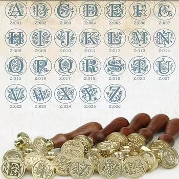 Сургуч Классическая начальная сургучная печать Буква алфавита I