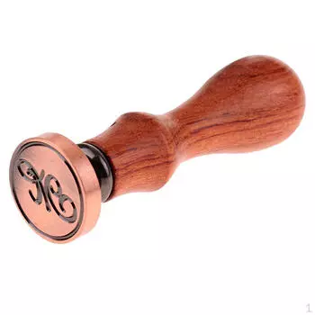 Сургучная классическая марка с буквами алфавита, ретро деревянные марки для свадьбы M