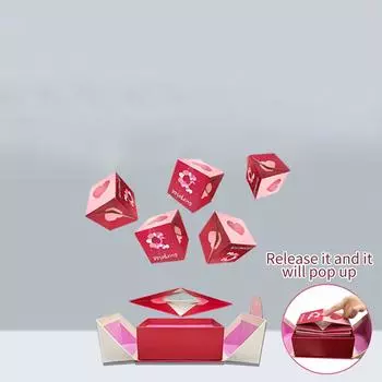 Сюрприз Bounce Box Подарок на День святого Валентина День рождения Bounce Box Красный конверт Украшение Подарочное украшение One Size красный