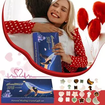 Сюрприз на тему Адвент-календаря | Адвент-календарь со скалами и принадлежностями для вечеринки в честь Дня святого Валентина One Size