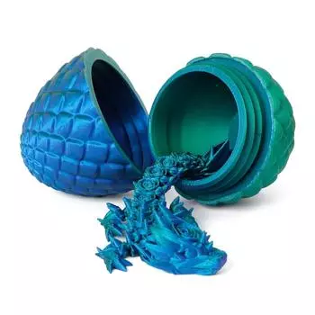 Сюрприз Роза Яйцо Дракона Шарнирная игрушка Драгоценный камень Дракон - 3D-печатные шарнирные соединения для детей и взрослых One Size