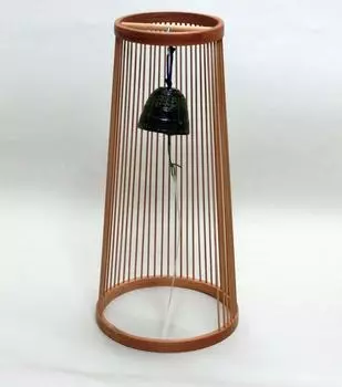 Suruga Bamboo Crafts Wind Chime Hatsukaze 25 Soot Bamboo Style