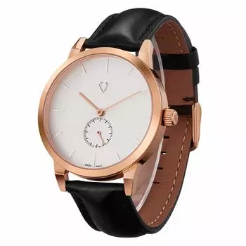 SURVAN WatchDesigner Men s Watch Top-Level Construction Swiss Couot Sapphire Mirror Genuine Leather Band 50 Meter Water Resistance