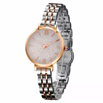 SURVAN WatchDesigner женские часы, водонепроницаемые, компактные часы, аналоговые, легко читаемые, идут с секундной стрелкой, симпатичные, роскошные часы для женщин, белые