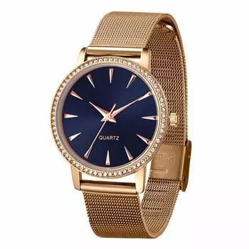 SURVAN WatchDesigner женские часы, водонепроницаемые, наручные, простые, стильные, аналоговые, симпатичные, деловые часы, металлический ремень