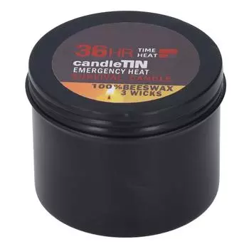 Survival Candle 3 Wicks 36 Hours Burning Natural Sweet Aroma Widely Used Portable Emergency Candle