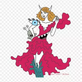 Существа мечты, словарь мечты, термопереносная печать, виниловые нашивки, наклейки для одежды, аппликации «сделай сам», моющиеся нашивки