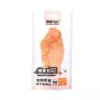 Сушеные ломтики курицыСобачьи лакомства Для стачивания и чистки зубовВзрослые собаки и щенки Хрустящие куриные джерки Кошачьи лакомства