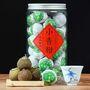 Сушеный мандарин, приготовленный из кожуры спелого пуэра, натуральный растительный чай Сяо Цинган, 250г