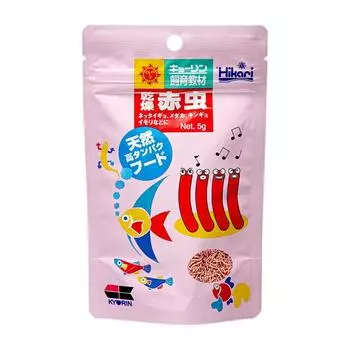 Сушеный мотыль Хикари 5 г (х 1)