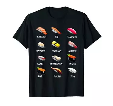 Sushi Cuisine Japanese Cuisine Cute Gift T-Shirt