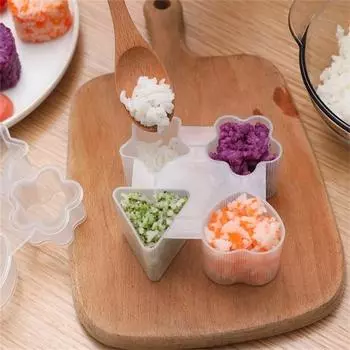 Суши-мейкер Эффективный Креативный ПП Полезный Идеальный Эффект 4-в-1 Форма Форма для Дома