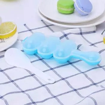 Sushi Mold Onigiri Rice Ball Press Maker Kitchen Shaker Kitchen Tool for Creati синий