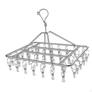 Сушильная стойка прищепка вращающаяся ветрозащитная устойчивая вешалка для одежды носок для юбки шорт шарфа