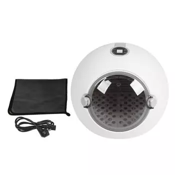 Сушильный бокс для домашних животных, бесшумный, с функцией регулировки температуры и времени, фен для кошек, вилка ЕС