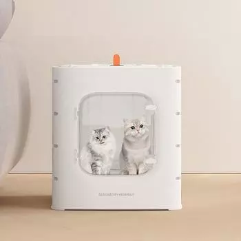 Сушильный ящик для ухода за кошками для животных малого и среднего размера Dry box