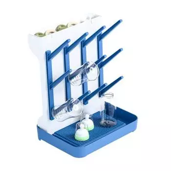 Сушилка для детских бутылочек, не содержит БФА, быстро сохнет синий