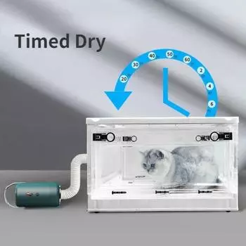 Сушилка для домашних животных Фен для ухода за собаками Электрический Мощный Сушилка для домашних животных Портативный Профессиональные принадлежности для собак Аксессуары