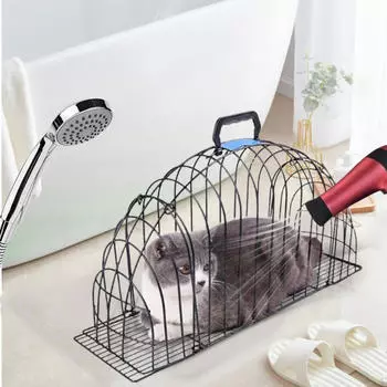 Сушилка для домашних животных, клетка для сушки кошек, дорожная ванна для собак, домик для ухода за собаками для щенков S