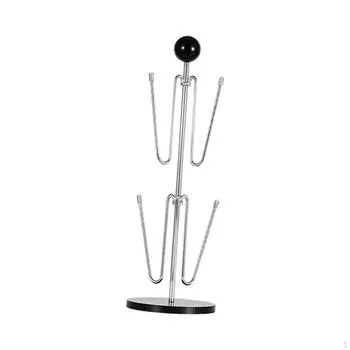 Сушилка для кофейных чашек, держатель для бутылок с водой, экономит место чёрный