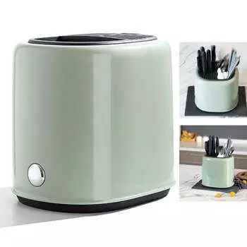 Сушилка для кухонной утвари, сушилка для столовых приборов, подставка для слива, органайзер, держатель для аксессуаров зелёный