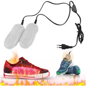 Сушилка для ног, сушилка для ботинок, сушилка для обуви, грелка для перчаток, электрическая сушилка для обуви, портативная компактная машина, предназначенная для домашнего и наружного использования белый