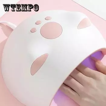 Сушилка для ногтей 60 Вт, УФ-светодиодная лампа для ногтей, лампа для отверждения всех гелей, строительный лак, маникюрный салон, инструменты для дизайна ногтей 19*15*10cm