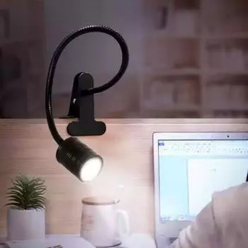 Сушилка для ногтей Мягкий свет Источник питания USB Простое управление Неяркий Светодиодный светильник для ногтей с зажимом 3 Вт A розовый