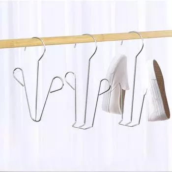 Сушилка для обуви из нержавеющей стали, многофункциональная сушилка для обуви, бытовая сушилка для обуви на балконе, крючок, сушилка для обуви в общежитии, сушилка для обуви U type #C151M#