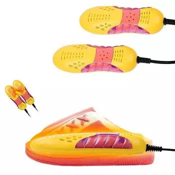 Сушилка для обуви Осенняя и зимняя сушилка для обуви Многофункциональная бытовая грелка для обуви Освещение Сушилка для обуви EU Plug белый